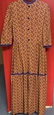 70's Vintage Handmade Prairie Maxie Dress.