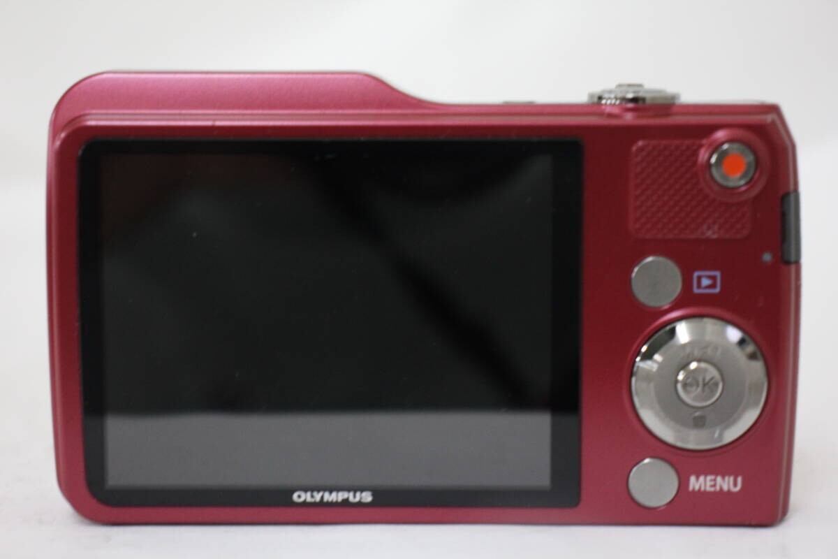 Olympus VG-170 Red 14.0 MP Compact Digital Camera From Japan Used