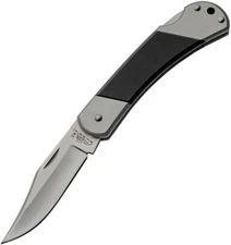 Rite Edge USA Lockback Folding Knife 3.88" 440 Steel Blade Black G10 Handle