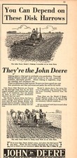 VINTAGE 1932 JOHN DEERE TRACTOR FARMING PRINT AD