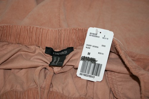 Forever 21 Youth Juniors Short Woven Nude Elastic Waist Shorts | Size: M NWT - Picture 5 of 7