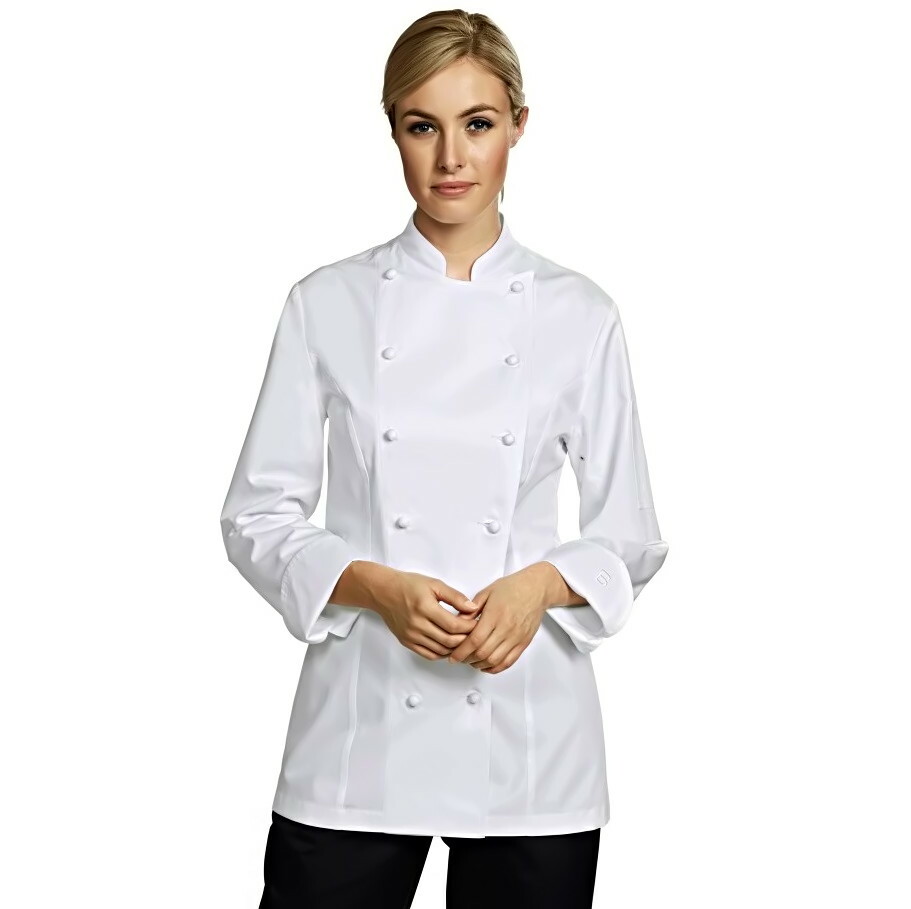 Image Womans Ladies Chef Jacket White Gordon Ramsay Bragard Lady Grand