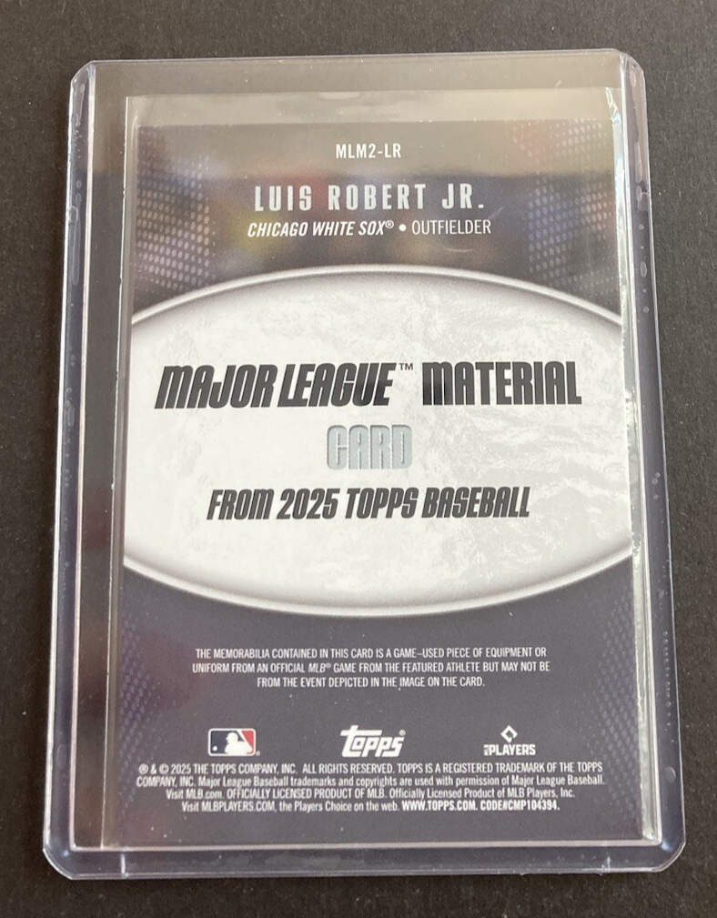 （激レア）Luis Robert Topps now 929 直筆オート /25 Amazon.co.jp: Luis Robert Topps now 929 直筆オート 25