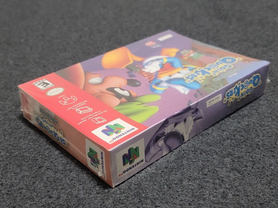 N64 Nintendo 64 DONALD DUCK GOIN' QUACKERS 64 New Sealed Game VGA Wata Complete - Image 4 of 4