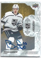 19-20 Upper Deck Engrained Rookie Autograph Tobias Bjornfot #98
