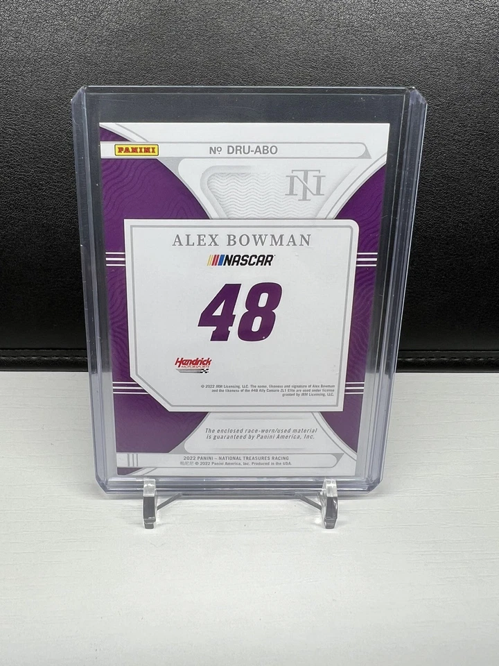 2022 National Treasures Racing Alex Bowman Dual Race Used Firesuit DRU-ABO 46/49 - Image 2 of 4