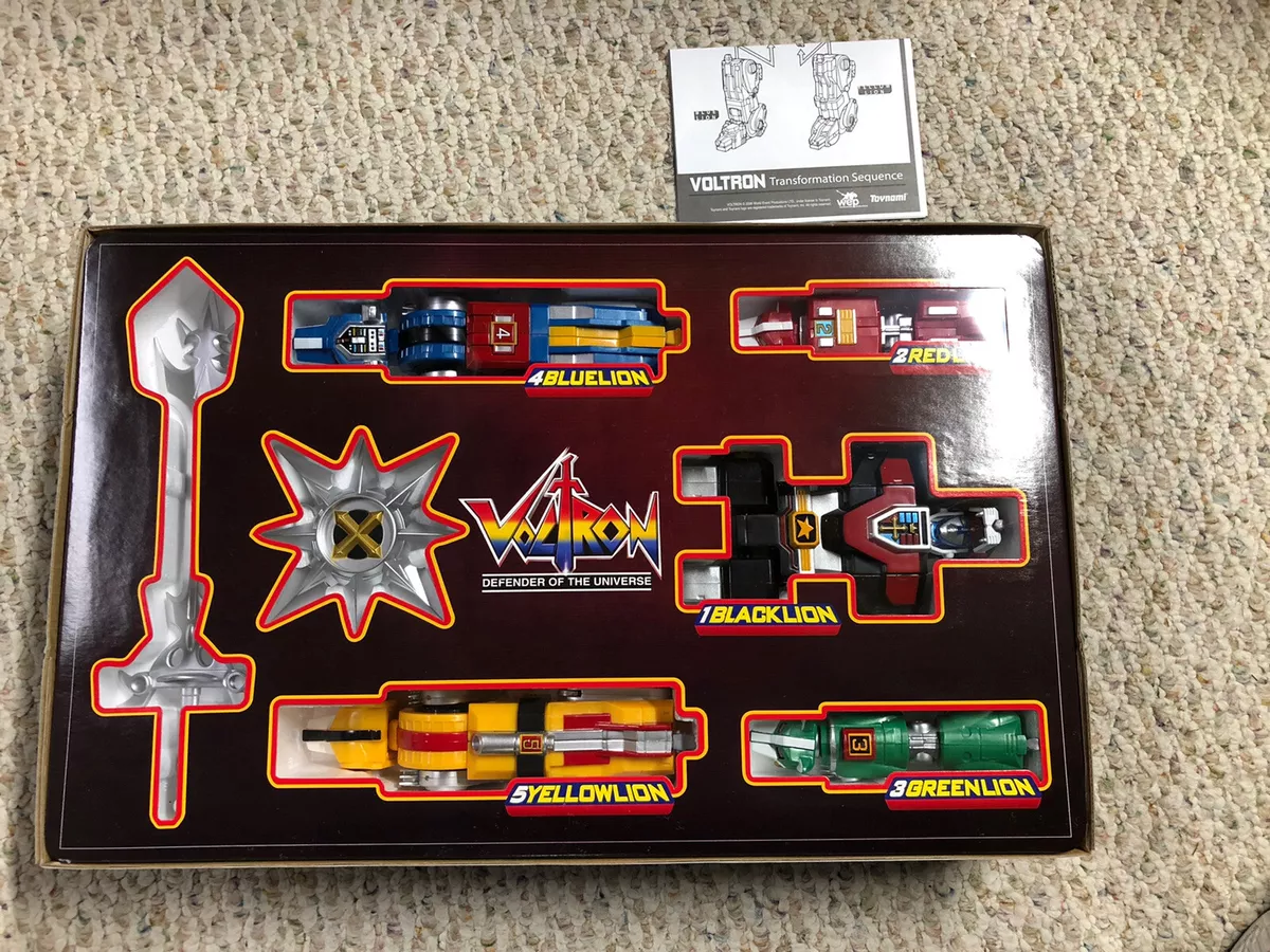 Voltron 5 Lions Lion Force Collector’s Set Let’s Go Voltron Force Toynami MIB