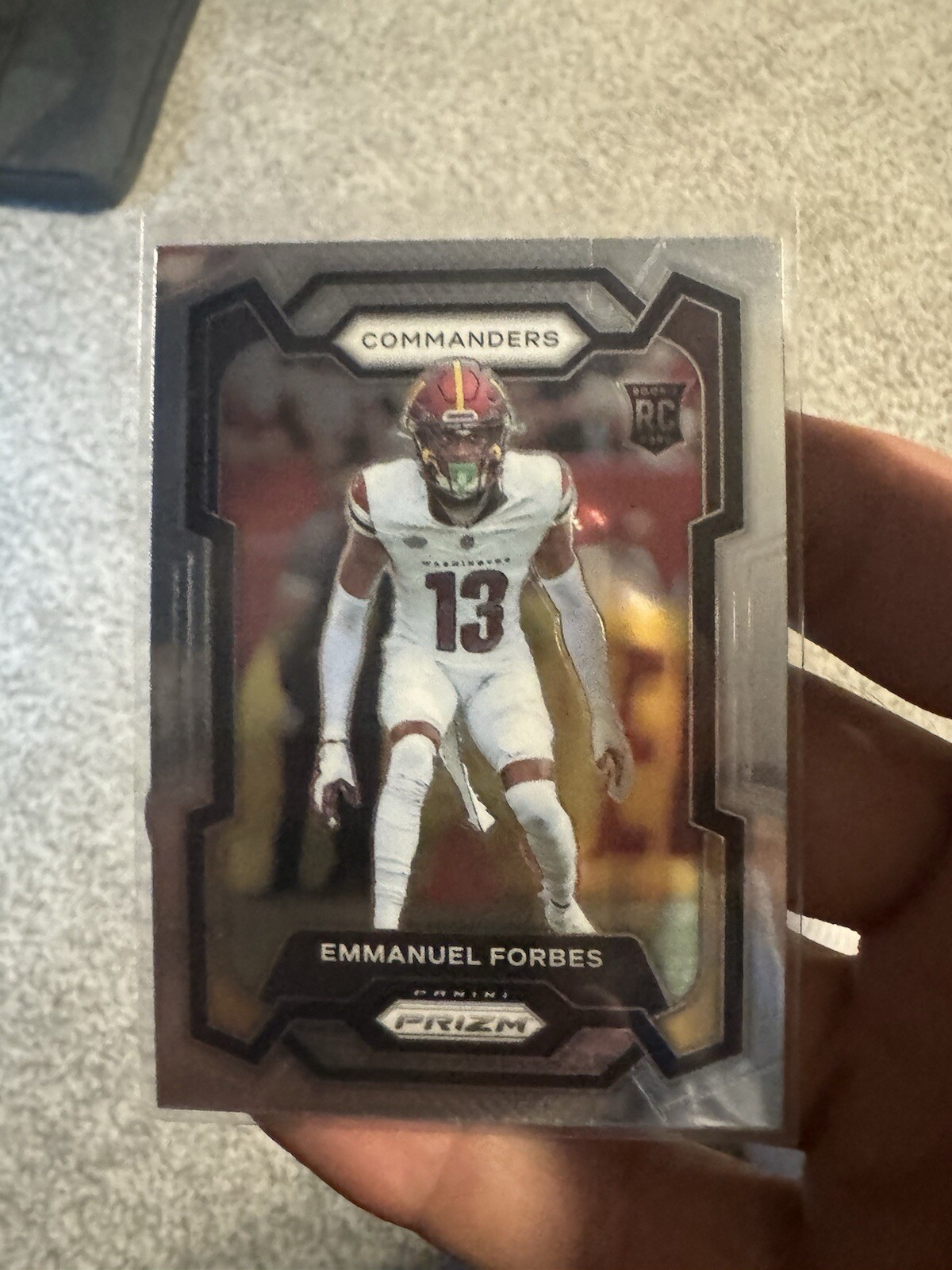 2023 Panini Prizm Football Emmanuel Forbes Base RC #399