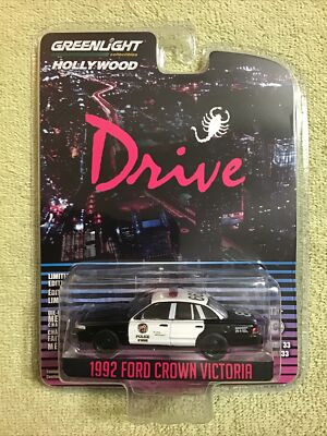 2021 Greenlight Hollywood 1992 CROWN VICTORIA POLICE Diecast Drive