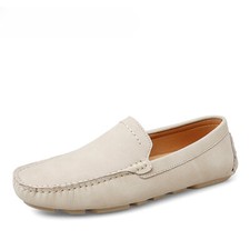 Men's Loafers Fashion Summer Casual Shoes T Driving Shoes Non-slip Flat Shoes
