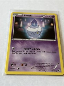 Pokémon TCG Litwick Steam Siege 48/114 Regular Common X3