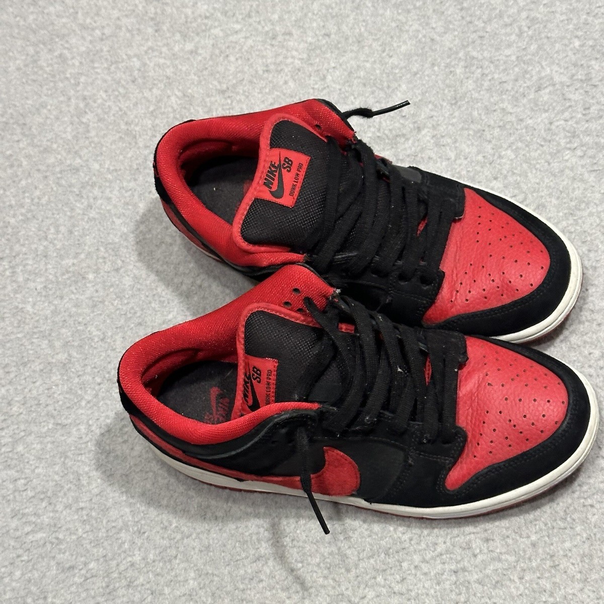Nike SB Dunk Low Pro J Pack Bred 304292-039 Black White Red Nike SB Dunk Low Pro J Pack Bred 304292-039 Black White Red