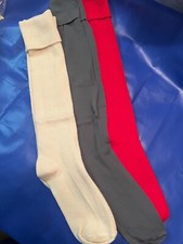 Vintage Women's Ladies Girls Three Pack Of Knee High Socks Lot 70