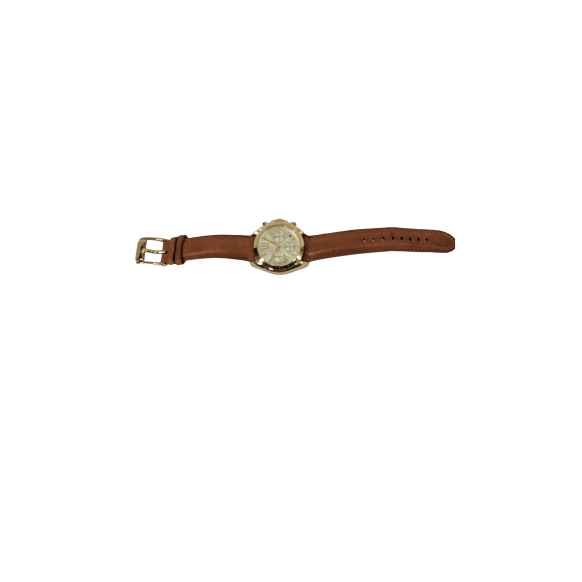 Michael Kors watch MK 5702 Michael Kors mk-5702 unisex Golden Tone and Brown leather  main image 3
