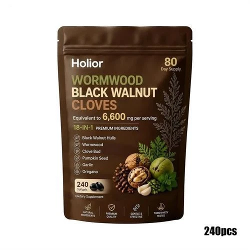 Holior 18-in-1 Black Walnut & Wormwood Herbal Blend For 240 Count (Pack Of 1)