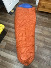 RARE 1970s Western Mountaineering Middle Bag 6’6” Down Sleeping Bag + Sack