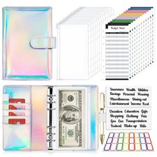 Budget Binder, Budget Binder with Zipper Envelopes, Cash Envelopes for Budget...