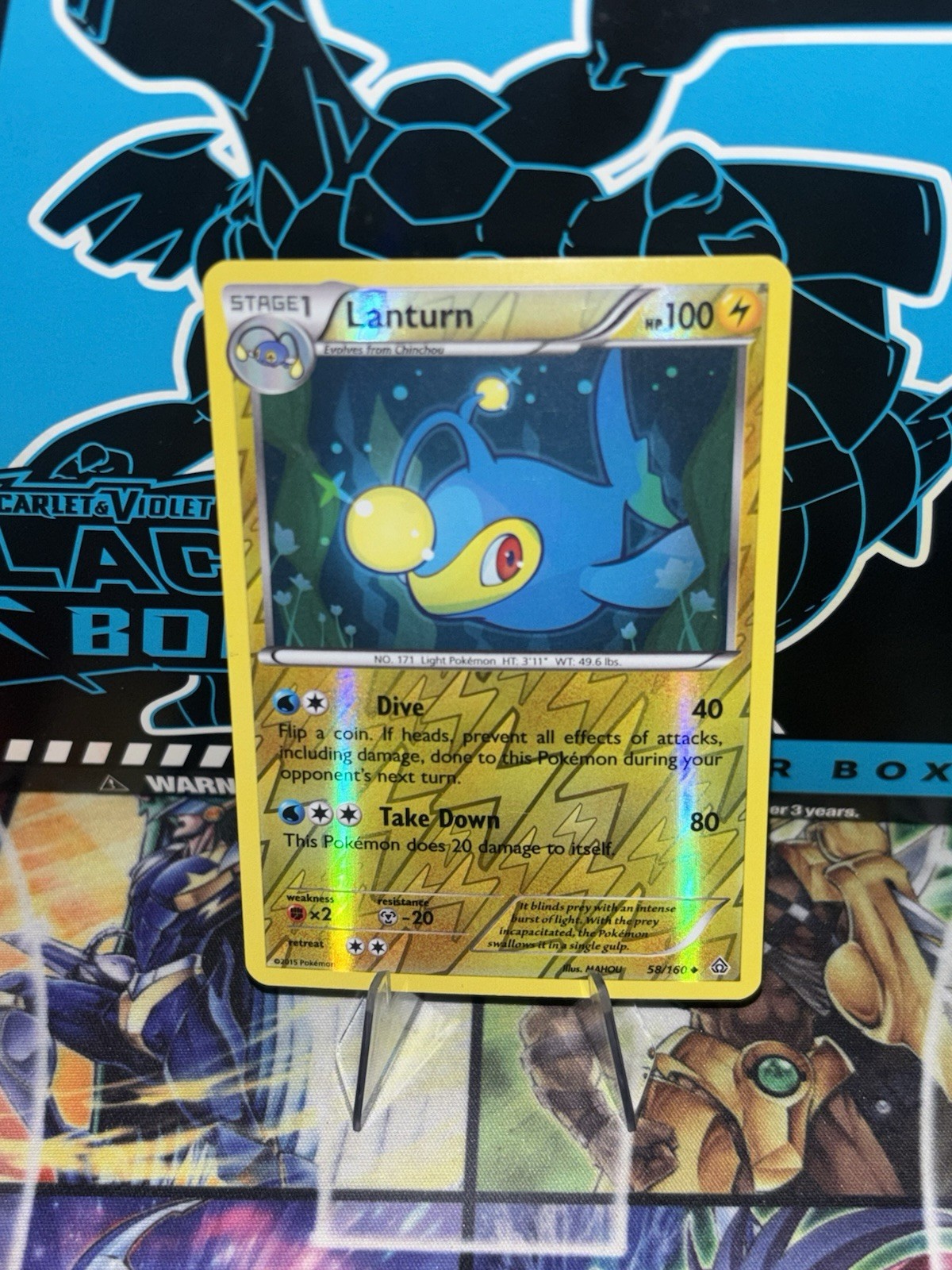 Lanturn 58/160 XY - Primal Clash Reverse Holo