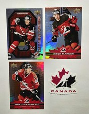 Team Canada Card Lot + Sticker UD Tim Hortons Sidney Crosby Captains #CC-5 #49 +