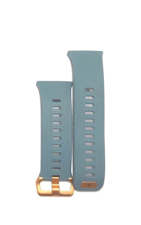 *New* Original Fitbit Smartwatch Wristband Smoke Grey/Blue & Burnt Orange - Image 2 of 3