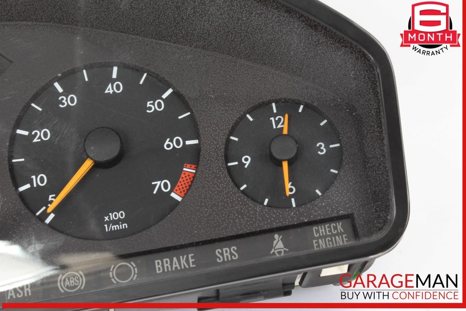 Cuadro de instrumentos velocímetro calibre 96-02 Mercedes R129 SL500 1294400711 OEM Foto 3 de 4