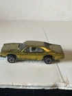 HOT WHEELS REDLINE CUSTOM DODGE CHARGER IN GOLD - WHITE INTERIOR  ALL ORIGINAL