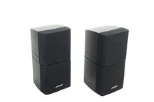 ✅2x Bose Acoustimass Double Cubes Speakers Satellite Series III Black✅