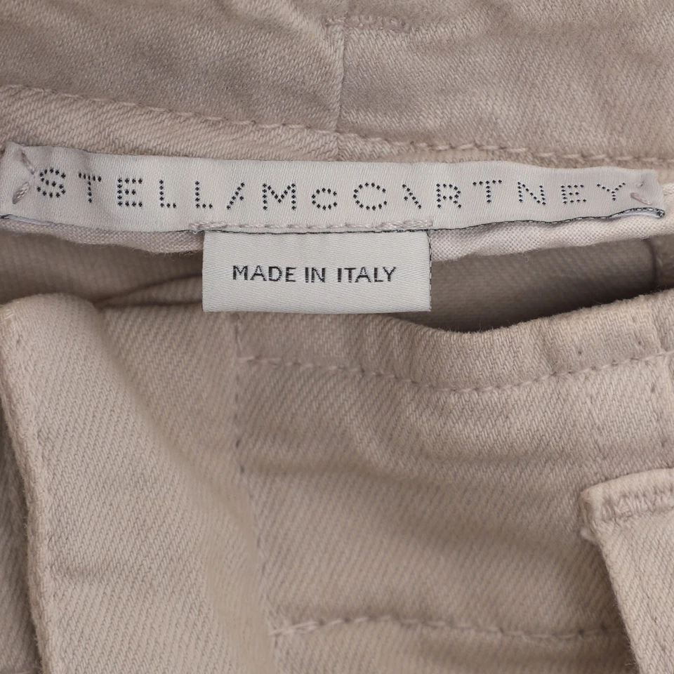 Pantalón Stella McCartney Beige/Blanco Algodón Bambú Safari Tie Dye S Foto 4 de 4