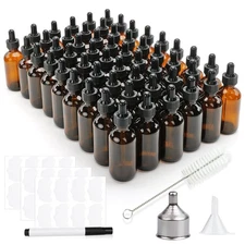 Maredash 54Pack 2 oz Dropper Bottles,Tincture Bottles with Dropper, Eye Dropp...