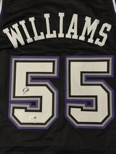 Jason Williams Signed Jersey Sacramento Kings JSA COA - White Chocolate