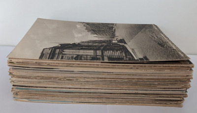 100+ Random Mix Foreign World Only Vintage Antique Postcard lot Ephemera - no US
