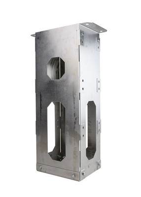 Metall Sockel Standfuß Aluminium 30x30x20 cm für Wallbox geeignet