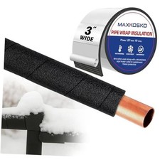 Pipe Insulation Tape3 Ft x 2 in Outdoor Water Pipe Wrap 1 2 in x 13 ft