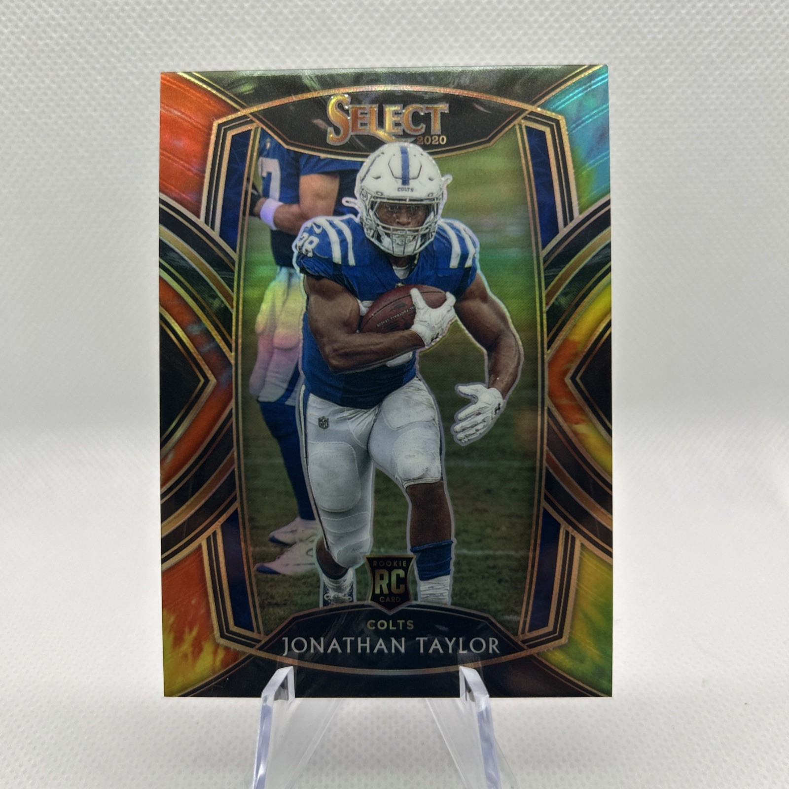 2020 Select Jonathan Taylor Club Tie Dye Prizm Rc Rookie #253 /25