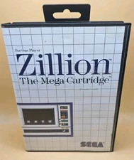 Zillion (Sega Master System) COMPLETE w/ Box manual game WORKS!