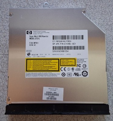 HP Super Multi DVD Rewriter ProBook GT31L 620604-001