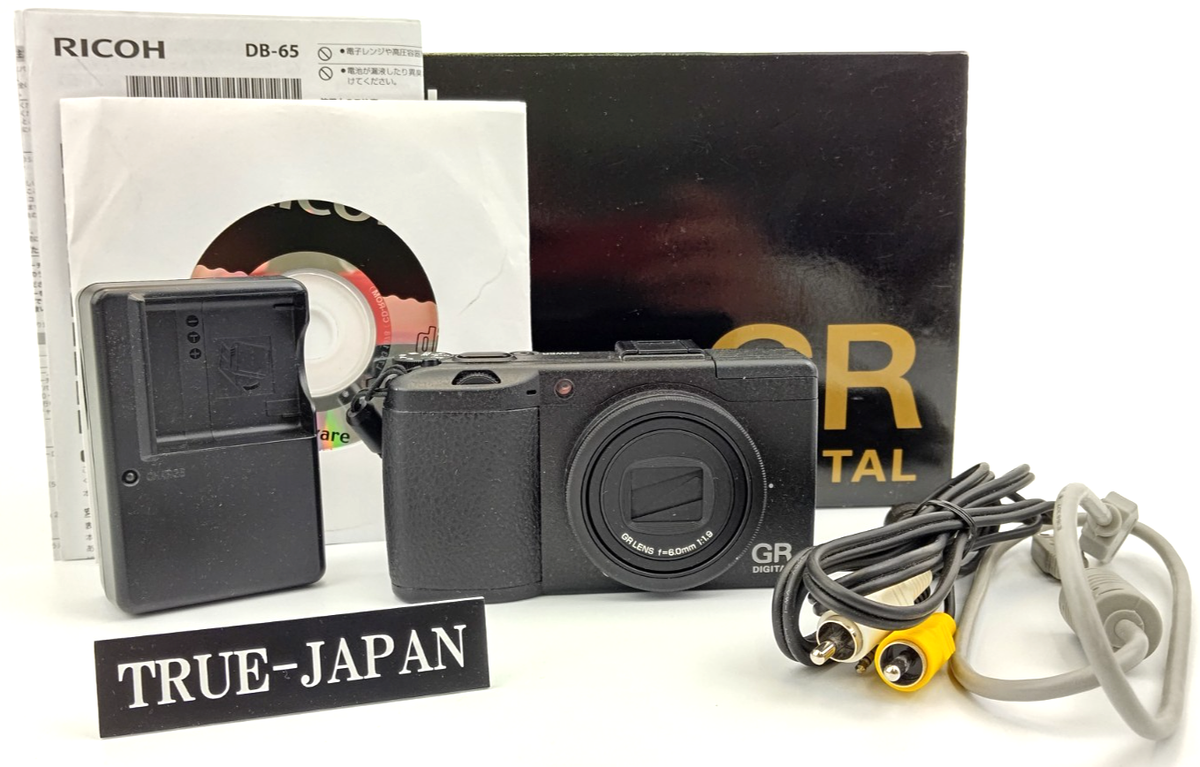 RICOH GR DIGITALⅢ RICOH GR DIGITAL III 3 Compact Digital Camera Black 10.0MP GR LENS