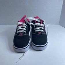 Heelys Pro 20 Youth Size 4 Skate Shoes Black/Pink Excellent Condition New