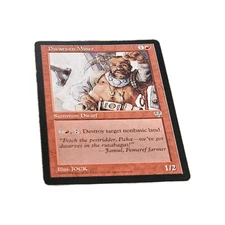 Dwarven Miner Mirage Red Uncommon MTG Lightly Played 