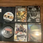 PS2 Game Lot Of 6 World Championship Poker Made 2003 Ghost Recon 2 2005 +