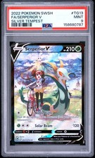 serperior v pokemon card value CGC 10 Japanese Character Super Rare (Graded Card)  Phurion Silver Tempest Singles Pokemon Serperior V TG13/TG30 Silver