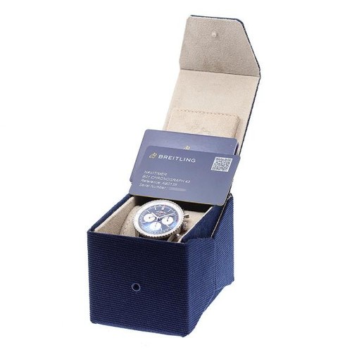 Breitling Navitimer 01 Chronograph 43 AB0138 43mm SS Black Dia...