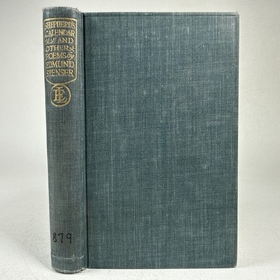 The Shepherds Calendar Other Poems Spenser 1932 Everymans Library 879 HC DJ Book