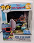 Funko Pop Lilo and Stitch: Stitch in Sunlounger with Scrump Premium EE Exclusive