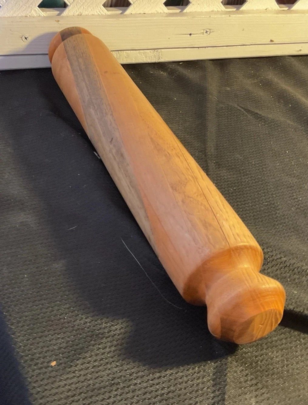 Vintage Wooden Shaker-style wooden rolling pin with tapered ends. 15.5 long
Opens in a new window or