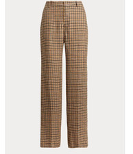 Polo Ralph Lauren Plaid Tweed Wide-Leg Pant Size 4, NWT - retail: 398 