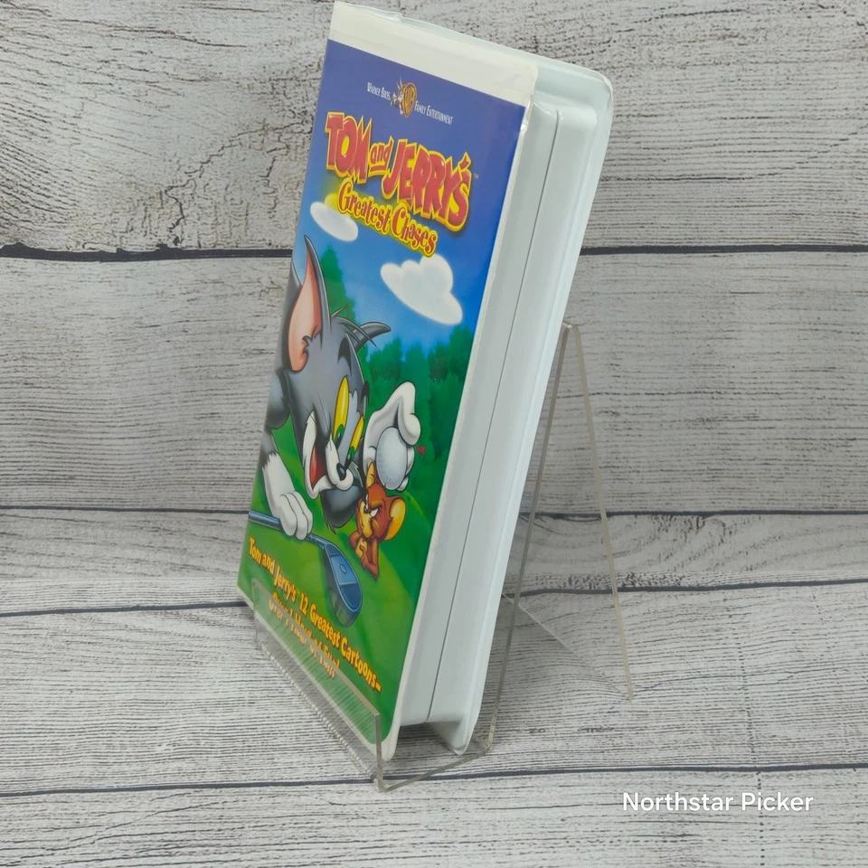 VTG Tom and Jerry's Greatest Chases (VHS, 2000) Authentic | 12 Cartoons - Image 3 of 4