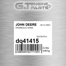 DQ41415 HYDRAULIC HOSE fits JOHN DEERE (Surplus Open Box)