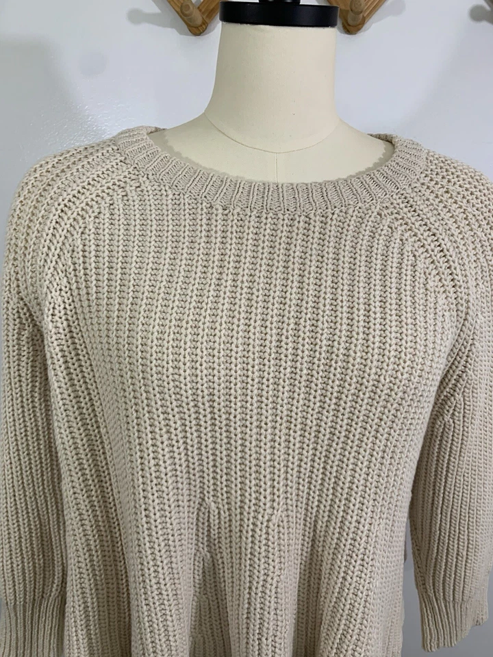 Suéter Madewell Crop Lino Grande Foto 3 de 4