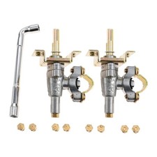 2x Gas Control Valve Fit Blackstone 4-Burner Liquid Propane Flat Top Grill Model